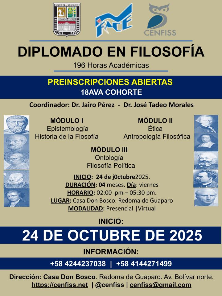 Diplomado en Filosofía - CENFISS